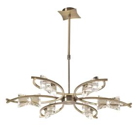 Kromo Antique Brass Ceiling Lights Mantra Multi Arm Fittings Kromo Antique Brass Ceiling Lights Mantra Multi Arm Fittings